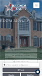 Mobile Screenshot of freedomrealtymd.com